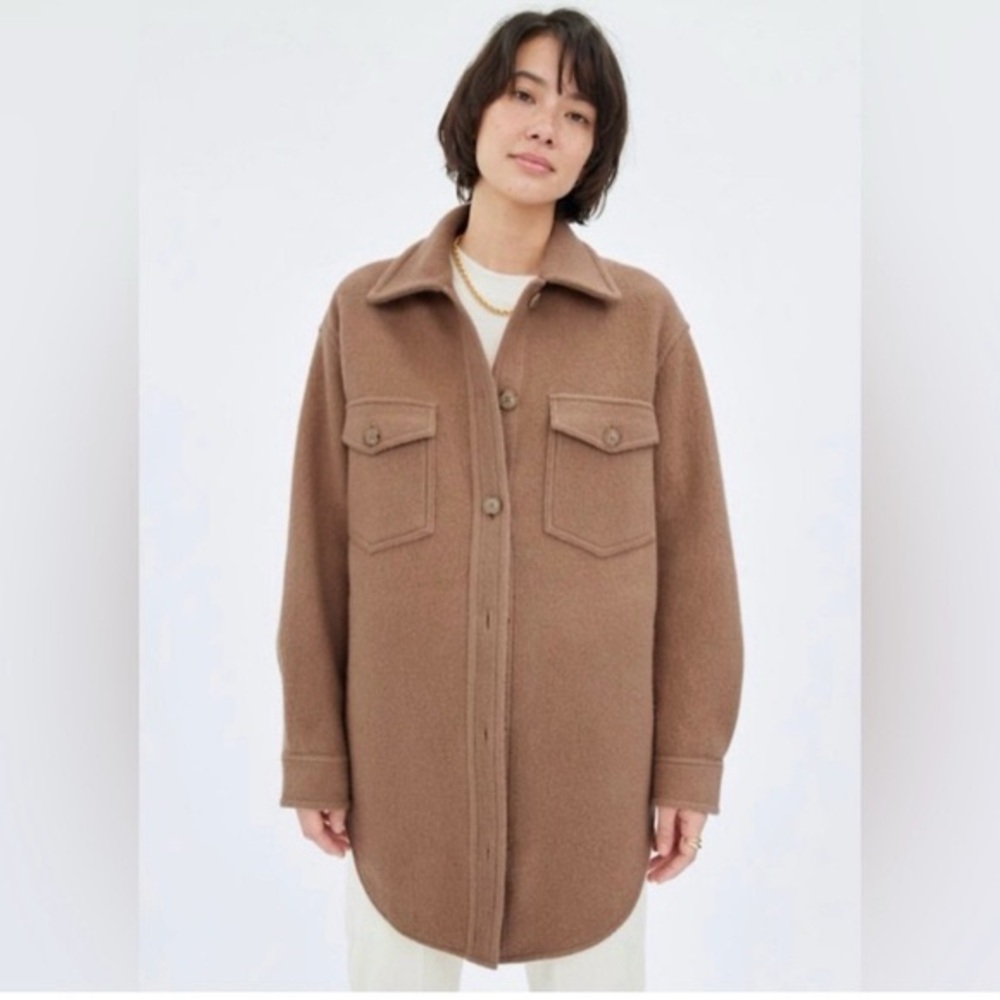 Wilfred Free Ganna wool shacket